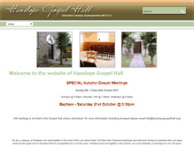 Tablet Screenshot of hanslopegospelhall.org